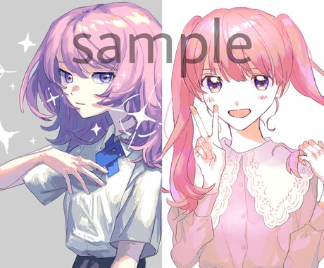 可愛いアイコン描きます アイコンに使えるイラスト制作いたします！似顔絵も◯ イメージ2
