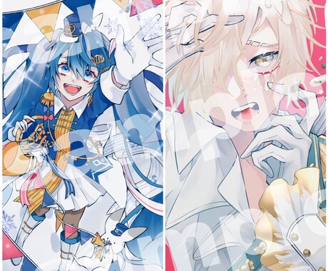 貴方の欲しいイラスト描きます 夢絵·絡み絵·ヘッダー·GL·BL·NL描きます イメージ2