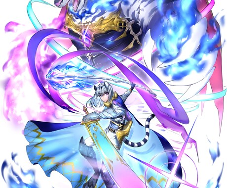 ゲームなどのキャラクターのデザインをします ソーシャルゲームなどのキャラクターデザインをさせて頂きます。 イメージ1