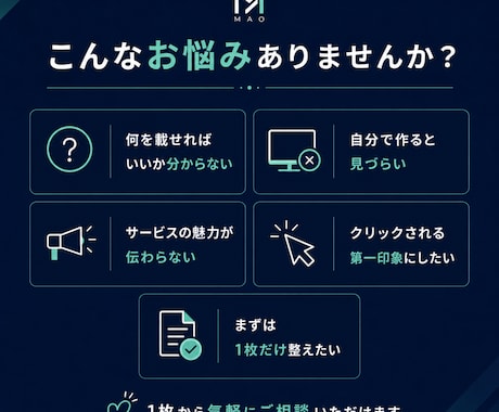 ココナラ出品画像を1枚作成します 出品画像で、第一印象を整えませんか？ イメージ2