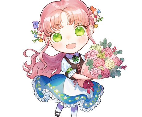 デフォルメキャラ描きます 動画のサムネイルやグッズにおすすめ！ イメージ1