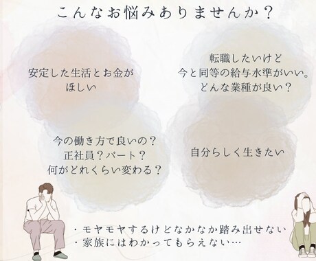 ホッとするひとときを☆心に寄り添い、お話し聴きます 悩みや迷い、不安な気持ちに寄り添ったサポートです イメージ1