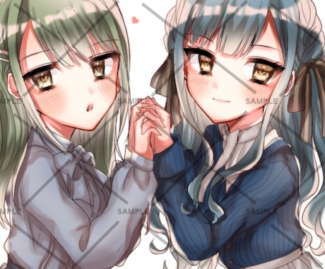 2枠のみ！1000円でアイコンイラスト描きます イメージ1