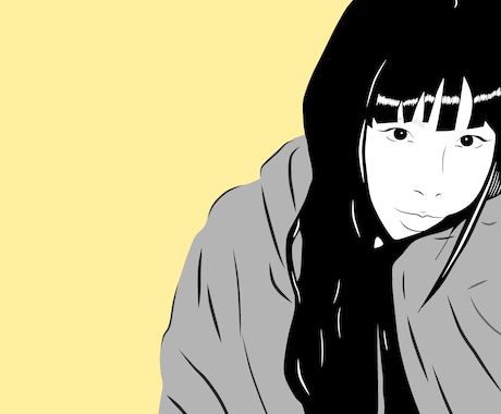 エモい似顔絵など描かせていただきます エモいイラスト　身近な方、著名人などおしゃれに仕上げます イメージ2