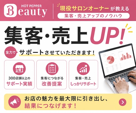 ホットペッパーの売上・集客UP方法を全て教えます イメージ1