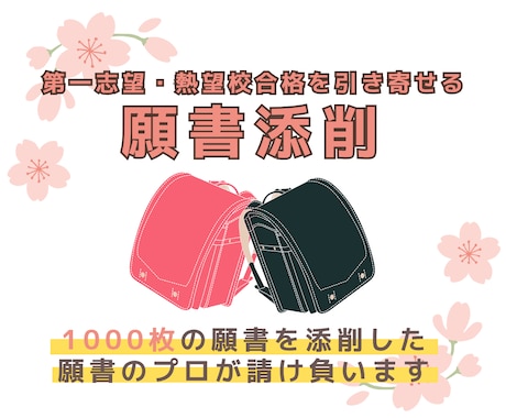私立小学校・私立幼稚園の願書を添削・提案します 1000本以上の願書を添削した私が、オーダーメイドでご対応 イメージ1