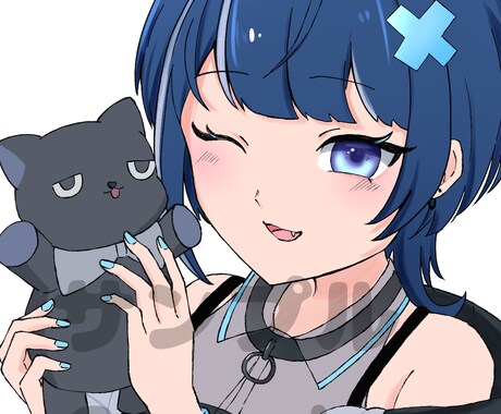 表情が映えるバストアップイラストお描きします 商用利用〇アイコン･サムネ･おはV素材にもご利用いただけます イメージ2