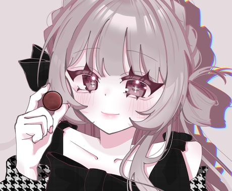 格安で華やかな女の子のイラスト作成します イラストにハイライトを詰め込みます！ イメージ1