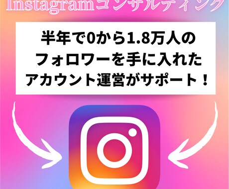 1ヶ月間インスタグラムに関する質問にお答えします 半年でフォロワー1.8万人突破のアカウント運営が徹底コンサル イメージ1