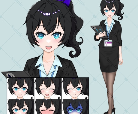 IRIAM等の配信者向けの立ち絵を制作します ポップで可愛い女の子が得意です！ イメージ2