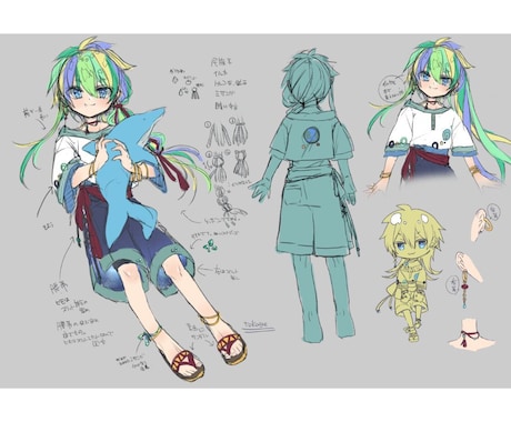 商用ゲームOK。キャラクター立ち絵イラスト描きます 少女漫画系イラスト対応可能です イメージ1