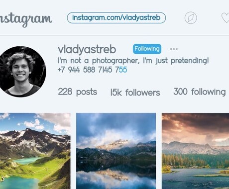 InstagramのプロモーションVTR作ります 掲載済み写真・動画でアカウントを華やかにフォロワーを増やせる イメージ1