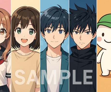 キャラクターデザイン世界観に合わせ丁寧に仕上げます あなたの世界観を、丁寧に形にします。 イメージ2