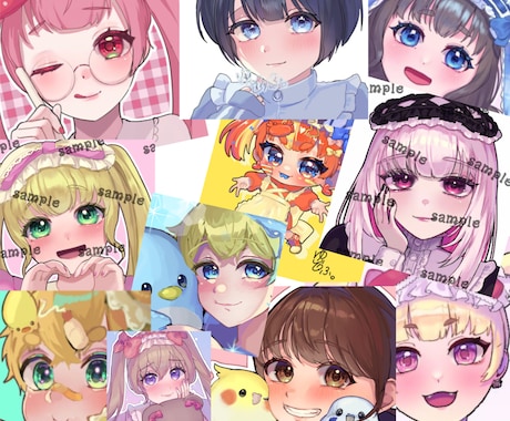 安価！あなただけの1枚！可愛いアイコン作ります ミニキャラもOK！追加料金無し！丁寧なやりとりを約束します！ イメージ1