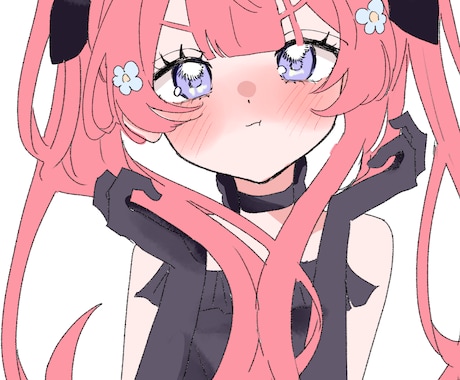 シンプルかわいいイラスト描きます 最短翌日納品可能！MV、アイコンなどに！ イメージ2