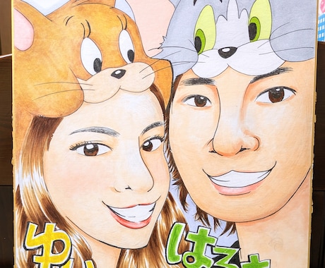 モニター募集！超そっくり！親しみある似顔絵描きます リアルとデフォルメをかけ合わせ！プレゼントや自分用に！ イメージ1