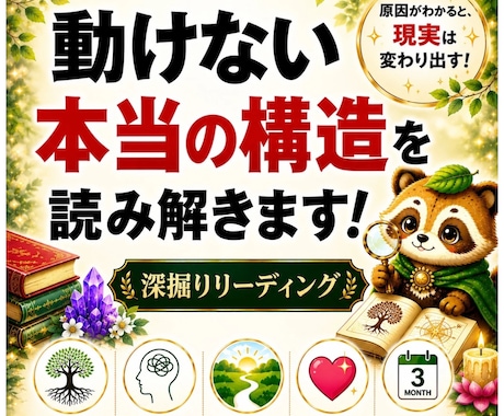動けない本当の構造を読み解きます 本当の原因と次の一手を明確にします イメージ1