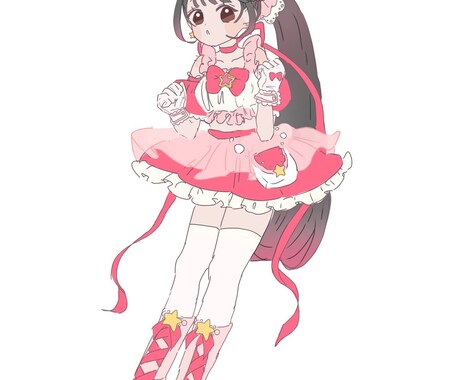 女の子のコテキャ、一枚絵をご提供致します どんなイラスト、デザインでもお任せ下さい！ イメージ2