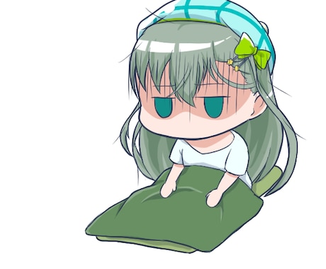 最短当日！　目覚めが最悪なミニキャラ描きます 【最短当日】最悪な目覚めをしたミニキャラ描きます！ イメージ2