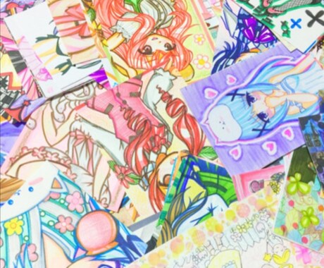 遊び感覚☆ランダム手描きイラスト☆プレゼントします 自分の郵便受けを開いたらドキドキワクワクが飛び出てくる…☆ イメージ1