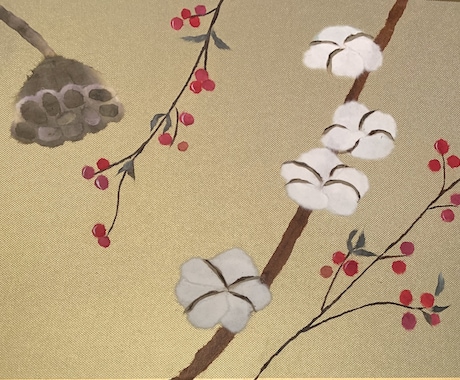 和紙ちぎり絵を創作します 和紙ちぎり絵で描く日本の四季を イメージ2