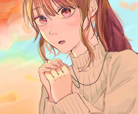 格安で透明感のあるイラスト描きます 色味や下描き修正無限で依頼者様が満足出来る作品を提供します イメージ1