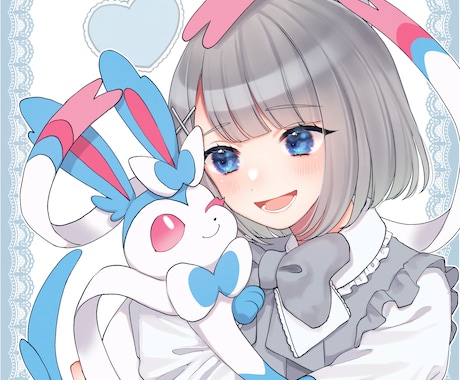 単体/ペアイラストお描きします 夢絵や創作など♪ご要望に沿って制作いたします！ イメージ2