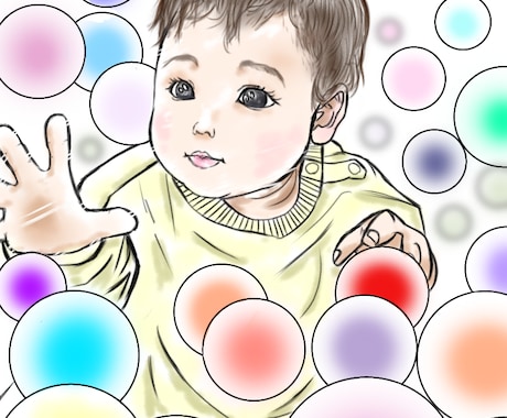 お子さんのかわいいアイコン描きます お子さんの今を、イラストにしてみませんか？ イメージ1