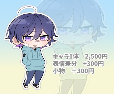 デフォルメイラストかきます シンプルで可愛いデフォルメイラストを描きます！ イメージ2