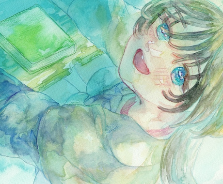 B カラフルな水彩イラスト（背景込み）を描きます アナログが生み出す温かいイラストを制作いたします イメージ1