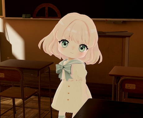 VTuberさん用3Dモデルを作成します Warudo 用のVtuberオリキャラを作成します イメージ2