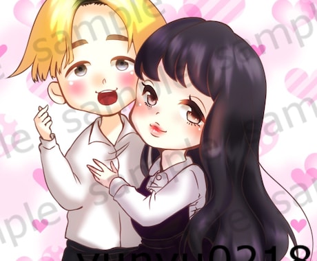 サンプルとしてお安くアイコンイラストを描きます SNSやLINEのアイコンなどが欲しい方へ！ イメージ2