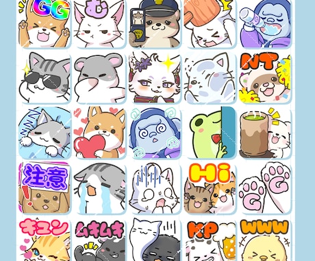 配信用・LINEスタンプ作成します Twitchパネルも対応しています！ イメージ2