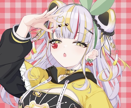 チェリーポップ風歌ってみたイラスト描きます Deco*27様のチェリー