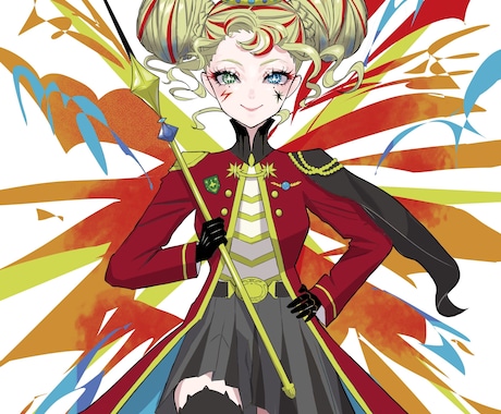 ビビッドで目を引く色彩！世界観イラスト描きます イメージ1