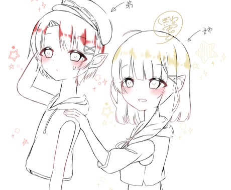 アイコン、ヘッダーなどを幅広く描きます あなたに唯一無二の絵をご提供いたします イメージ1