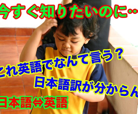 英語⇔日本語の翻訳通訳いつでも対応します これ英語で何て言うの？この英語どういう意味？すぐに対応します イメージ1