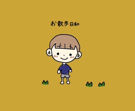 オリキャラや似顔絵テイストのアイコンを描きます 柔らかい雰囲気や自分の似顔絵をアイコンにしたい方、是非 イメージ2