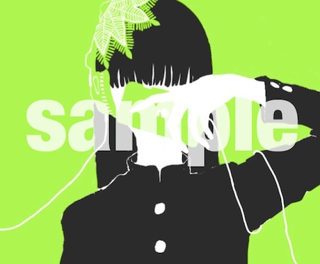 ご本人の写真を元にSNS用のアイコンを描きます サブカル風の可愛い絵が好きな方向け イメージ2