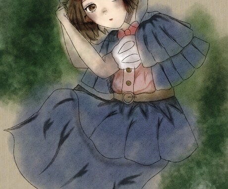 イラスト水彩画風をかきます イメージ1