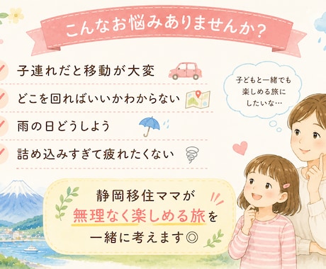 静岡の子連れ旅行プラン作成します ママ友感覚でご相談ください♪旅のしおりプレゼント中！ イメージ2