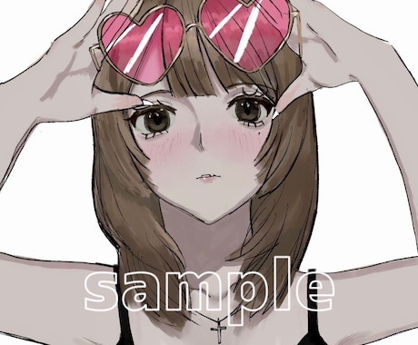 商用無料！全力で可愛い女の子を描きます 納期が短くて格安！可愛い絵柄です！ イメージ2