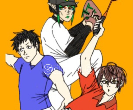 SNSアイコン、サムネイルなどのイラスト描きます オリジナルイラストを作りませんか イメージ2