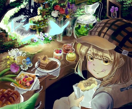 可愛い女性やアニメキャラなどお描きします イメージ1