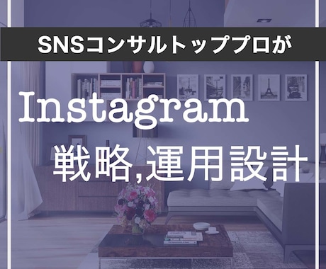Instagram初期戦略,コンセプト設計をします 数多くの企業,個人アカウントの経験アリのトッププロがサポート イメージ1