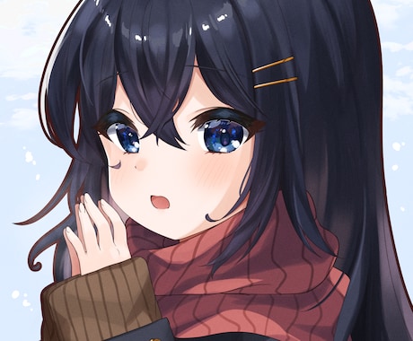 かわいいイラストのアイコン描きます かわいいバストアップのアイコンをSNSで使ってみませんか？ イメージ2
