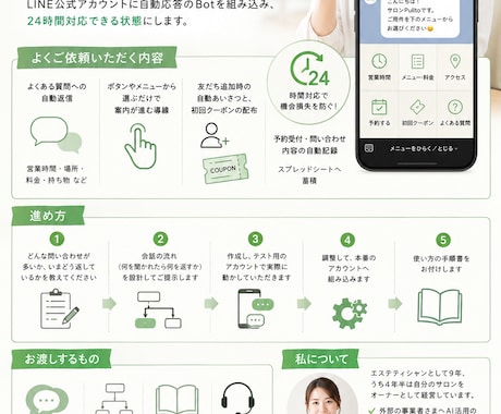 LINE公式アカウントに自動応答Botを作ります イメージ1