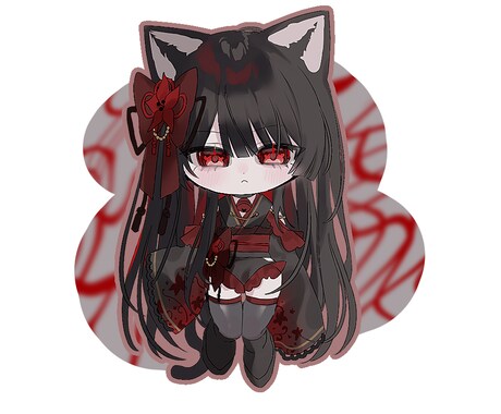 SD(デフォルメ)イラスト描きます SNSアイコン・配信・グッズ制作・サムネ・VTuber様等 イメージ2