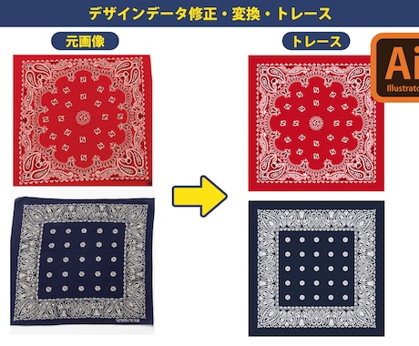 画像をトレースします 荒い画像もトレースし、忠実に再現します イメージ2