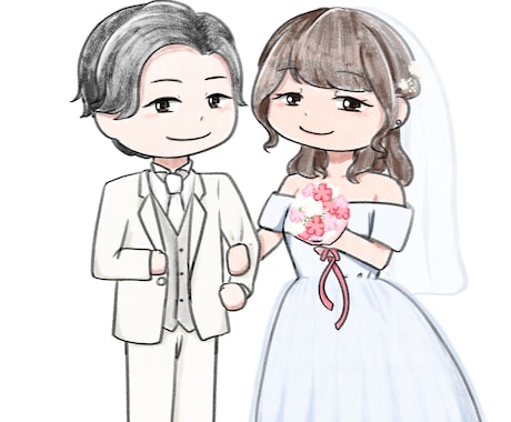 デフォルメの似顔絵描きます イメージ1